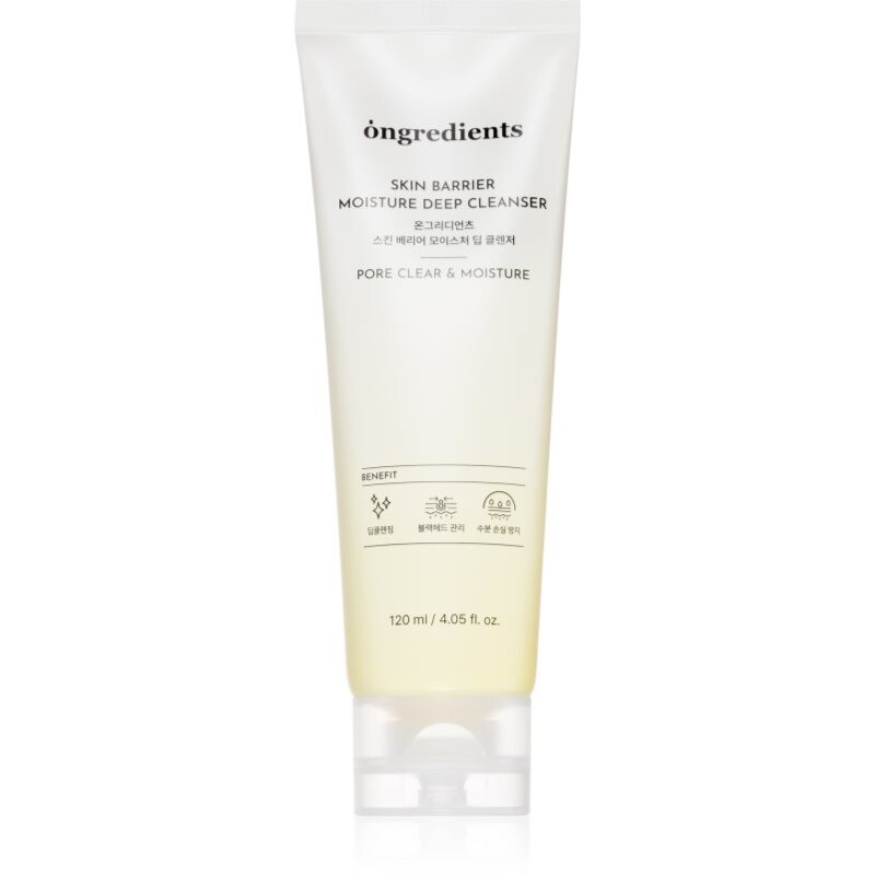 Ongredients Skin Barrier Moisture Deep Cleanser gentle cleansing gel to strengthen the skin barrier 120 ml