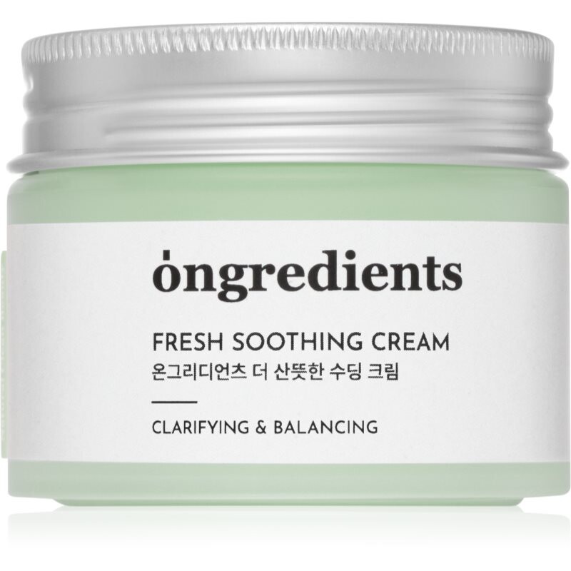 Ongredients Fresh Soothing Cream light hydrating gel cream 50 ml