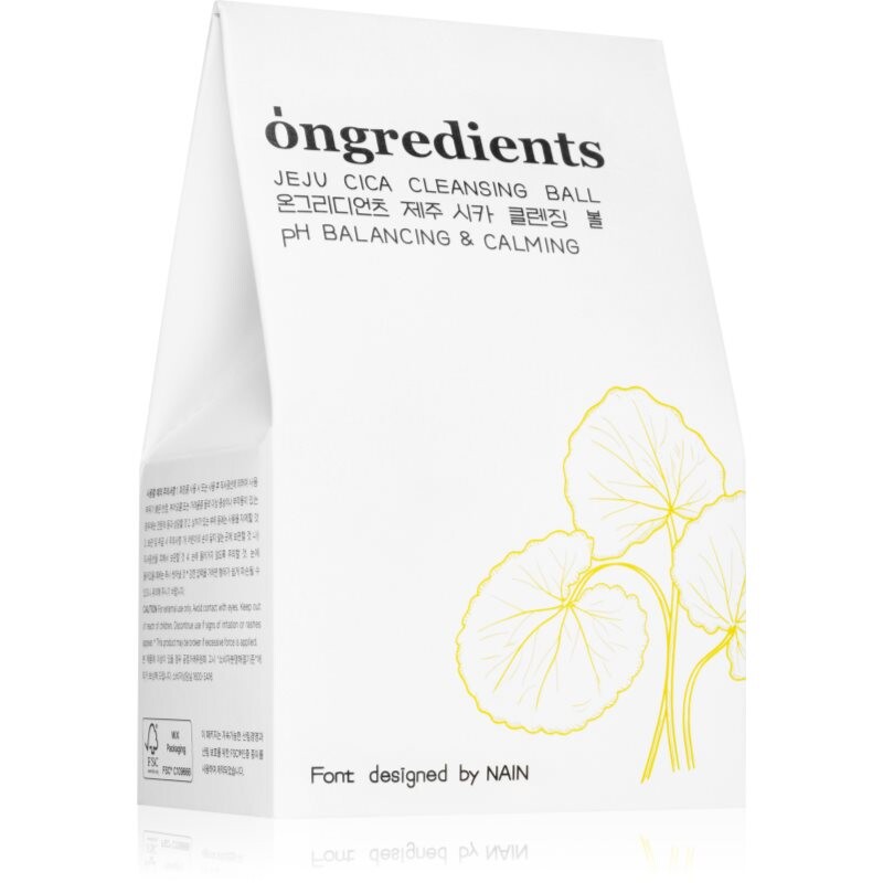 Ongredients Jeju Cica Cleansing Ball cleansing face soap with soothing effect 110 g