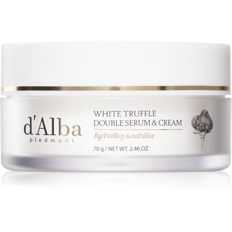 d'Alba White Truffle Double Serum & Cream firming day cream and serum 2-in-1 70 g