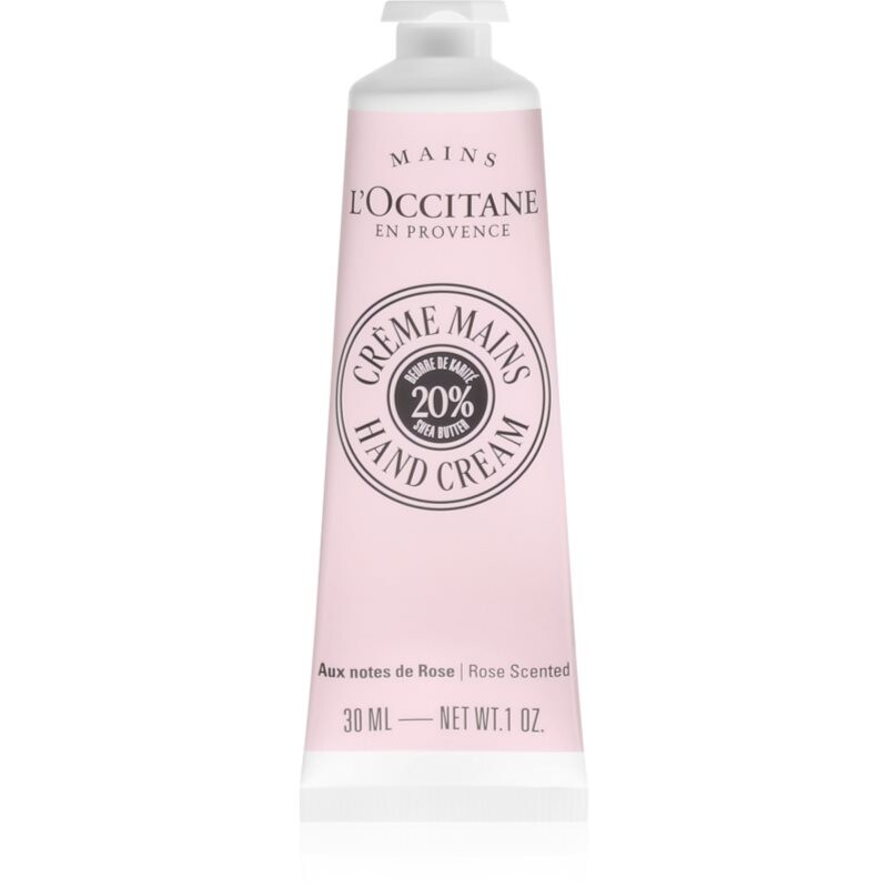 L’Occitane Shea Butter Rose Hand Cream nourishing hand cream with rose fragrance 30 ml
