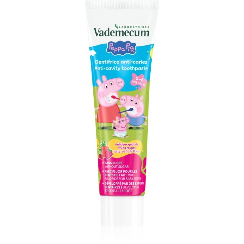 Vademecum Peppa Pig Red Fruit toothpaste for children 6 months – 6 years 50 ml