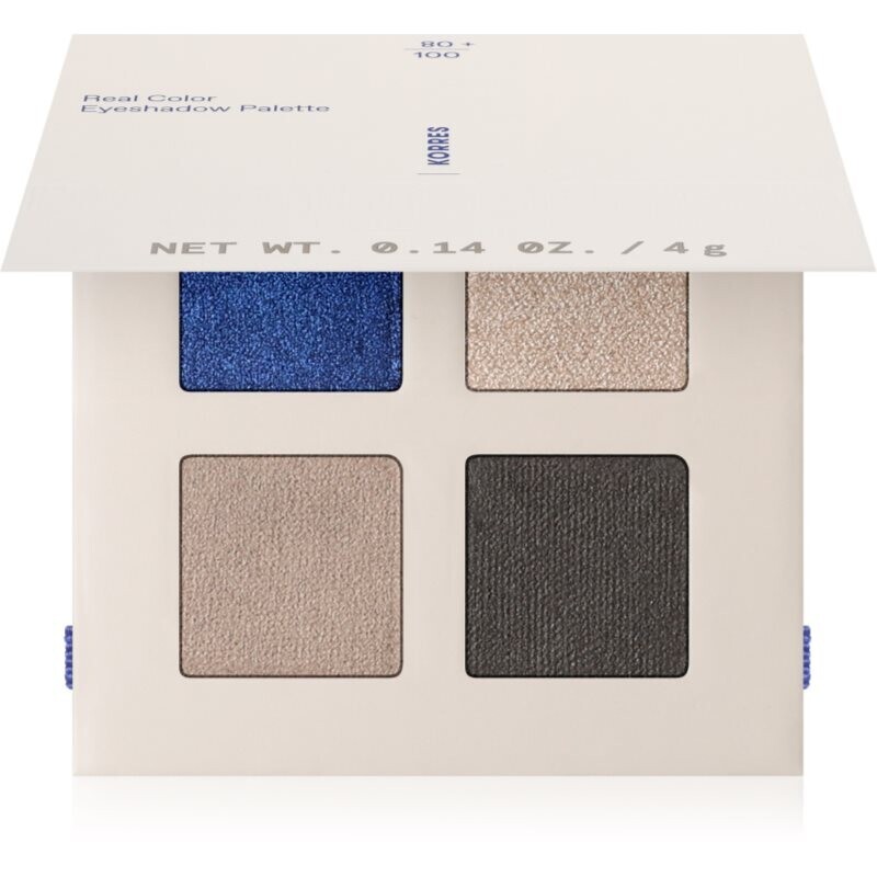 Korres Real Color Natural Palette eyeshadow palette shade 02 Smokey Sea 4 g