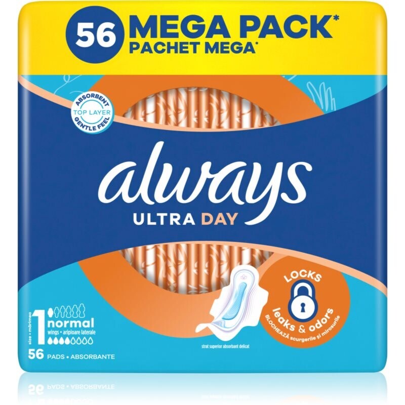 Always Ultra Normal Size 1 sanitary towels with wings 56 pc