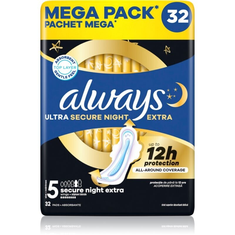 Always Ultra Secure Night Extra Size 5 sanitary towels night 32 pc