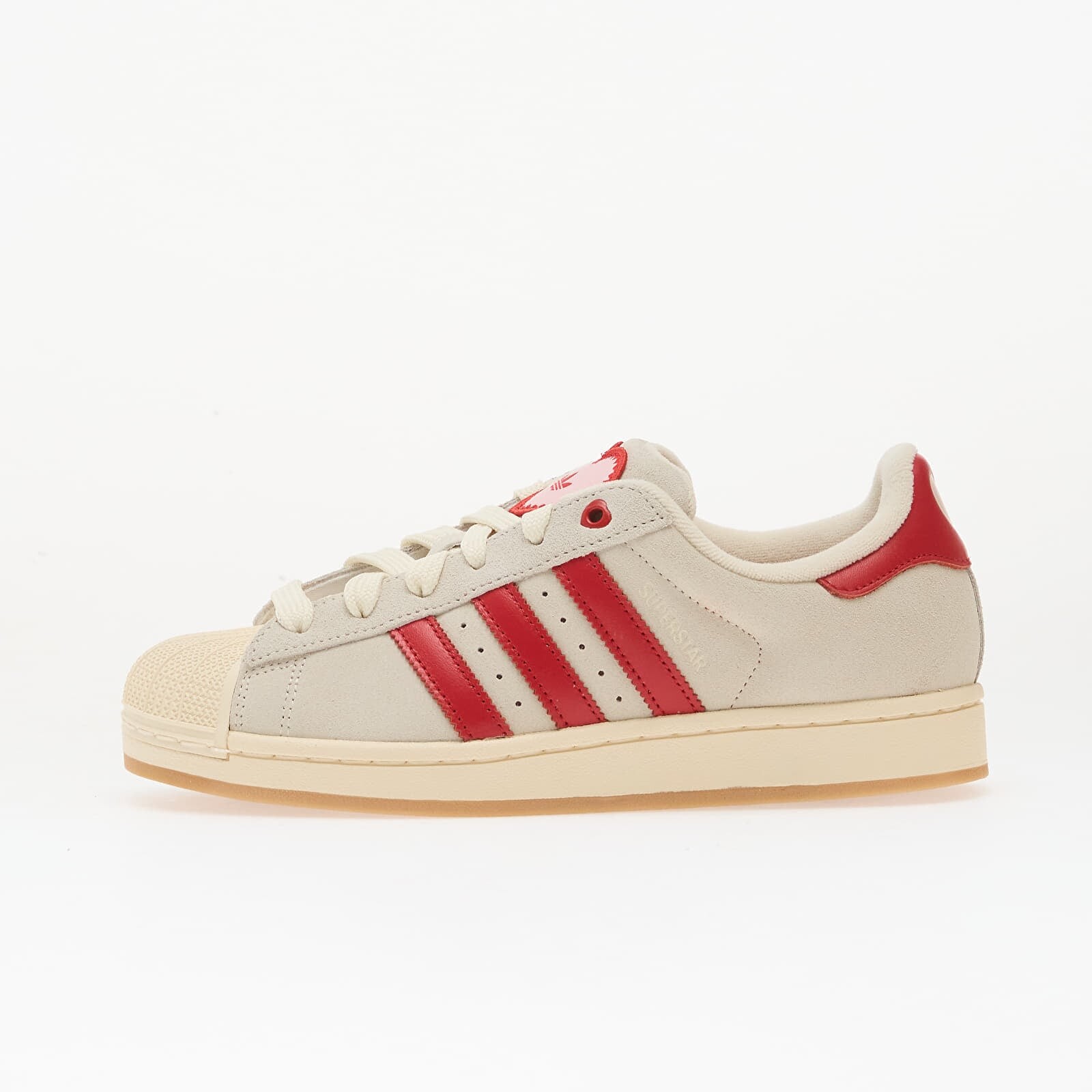 Sneakers adidas Superstar II W Crew White/ Better Scarlet/ Sanpin UK 3