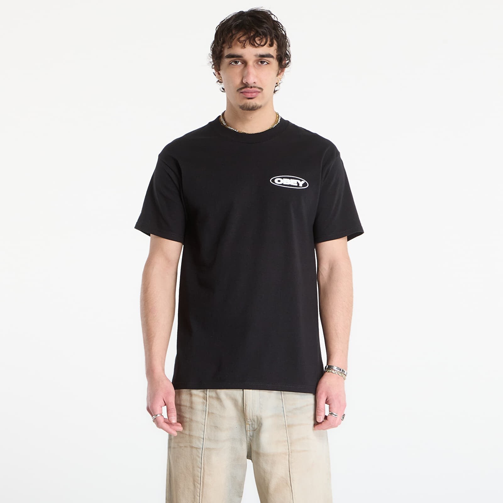 T-shirt OBEY Global Impact Black M