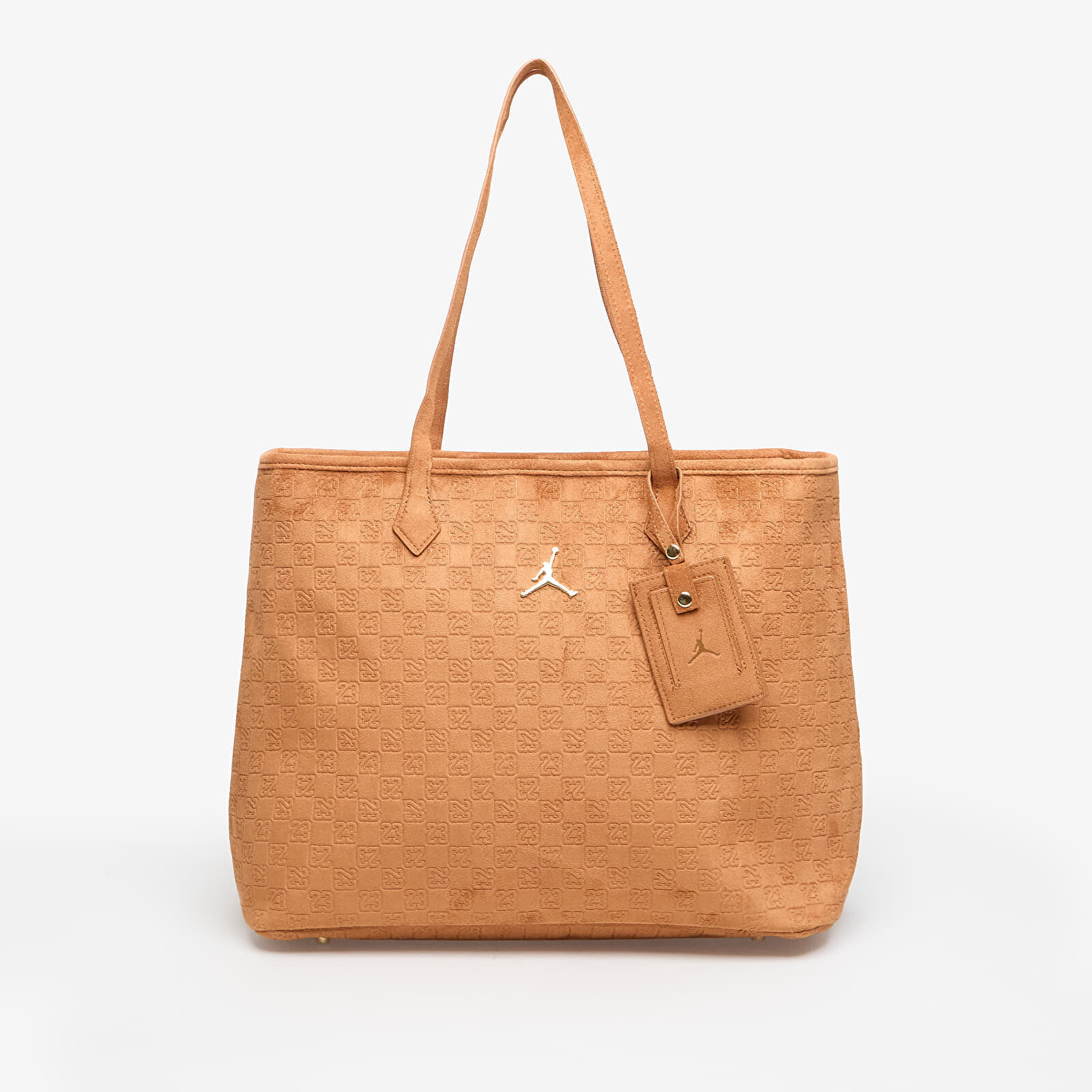 Bag Jordan Jam Suede Monogram Tote Cognac Universal