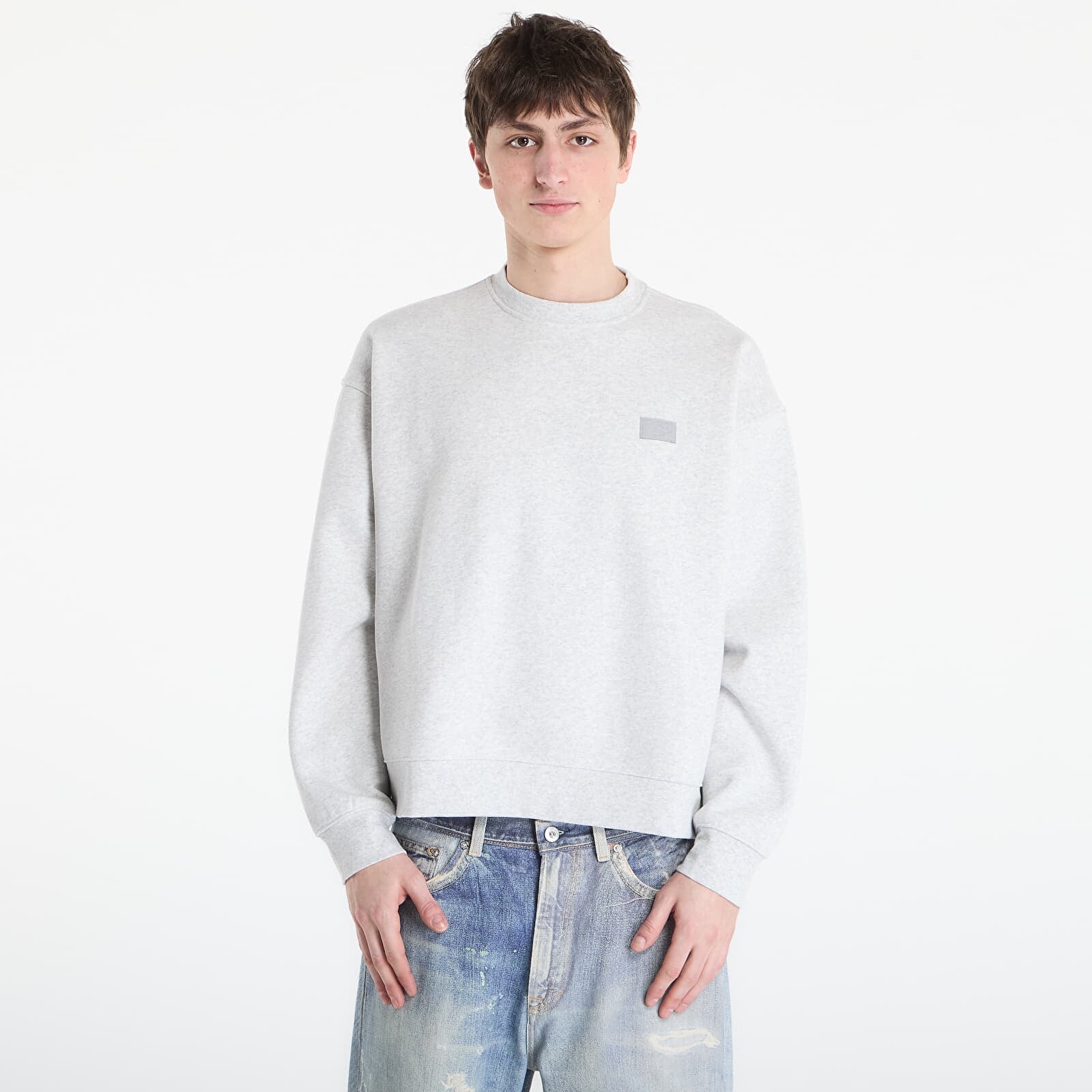 Sweatshirt Vans Premium Crewneck Ash Heather XL