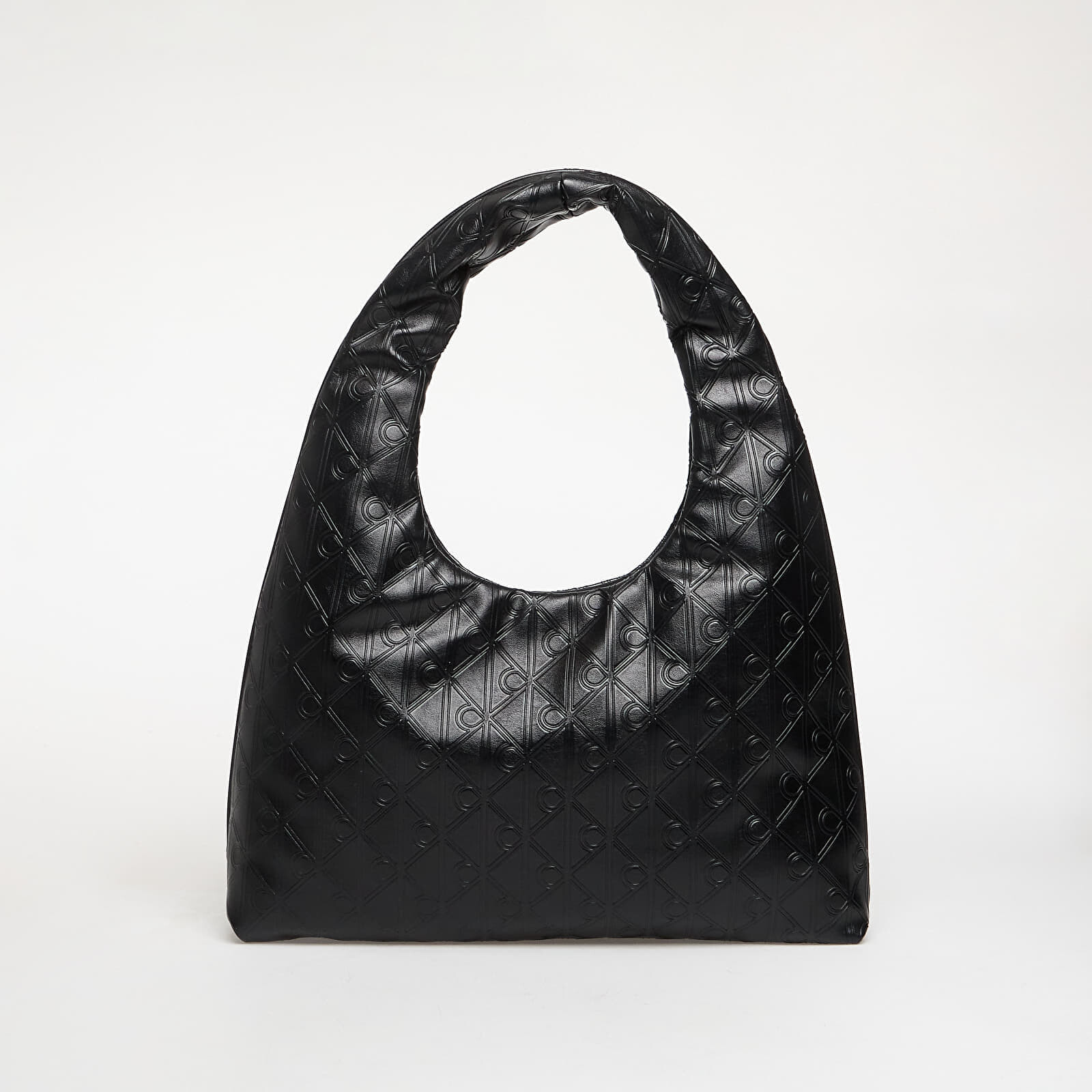 Handbag Calvin Klein Emblem Aop Puffer Lg Shoulder Bag Black Universal