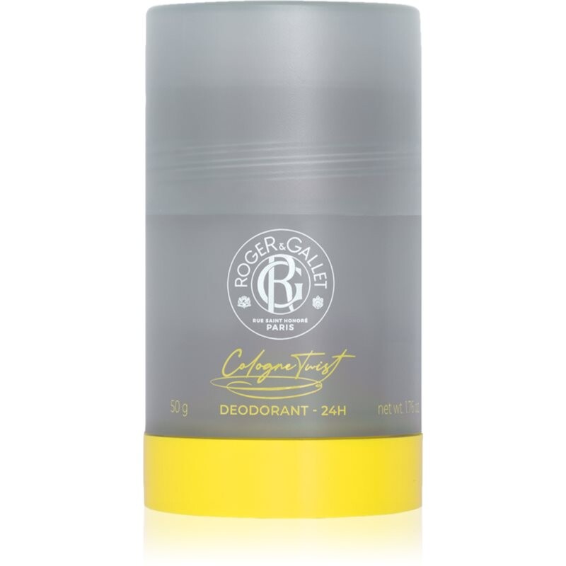Roger & Gallet Cologne Twist aluminium-free deodorant stick for sensitive skin for men 50 g