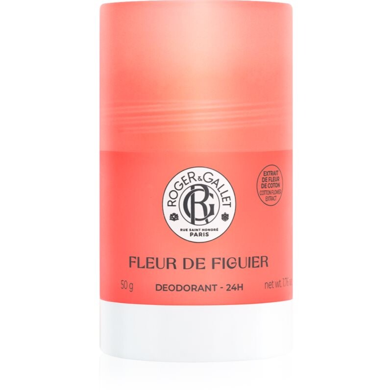 Roger & Gallet Fleur de Figuier aluminium-free deodorant stick with 24-hour protection for women 50 g