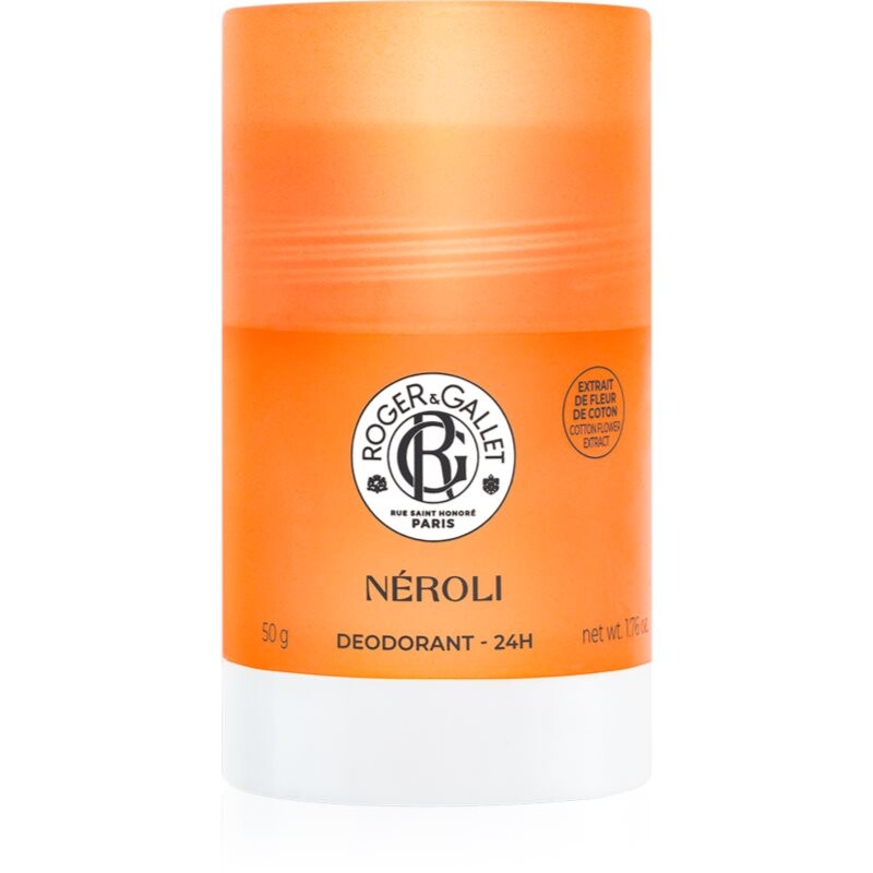 Roger & Gallet Néroli aluminium-free deodorant stick with 24-hour protection unisex 50 g