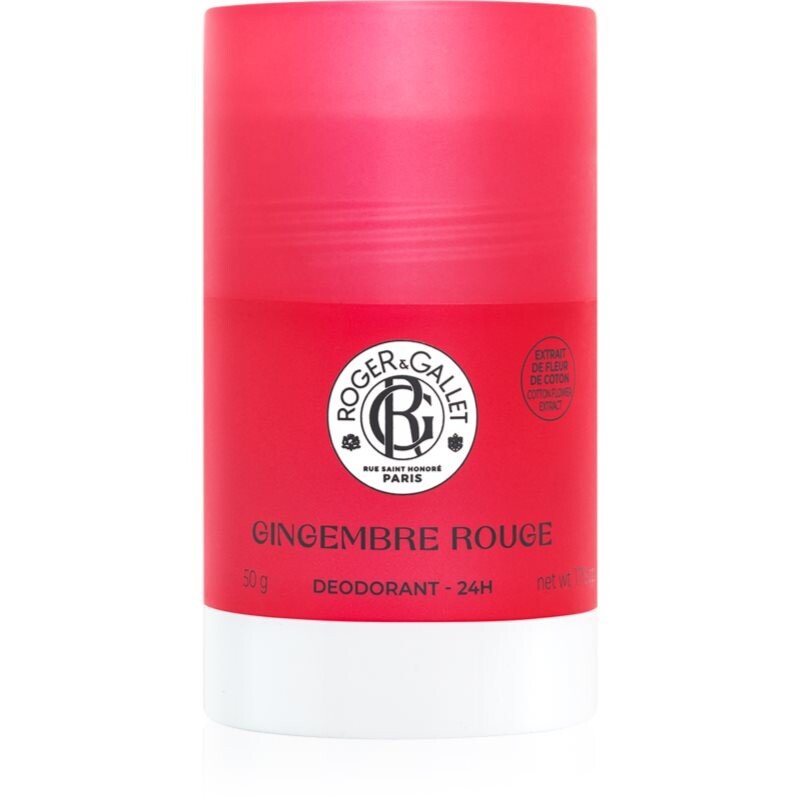 Roger & Gallet Gingembre Rouge aluminium-free deodorant stick for women 50 g