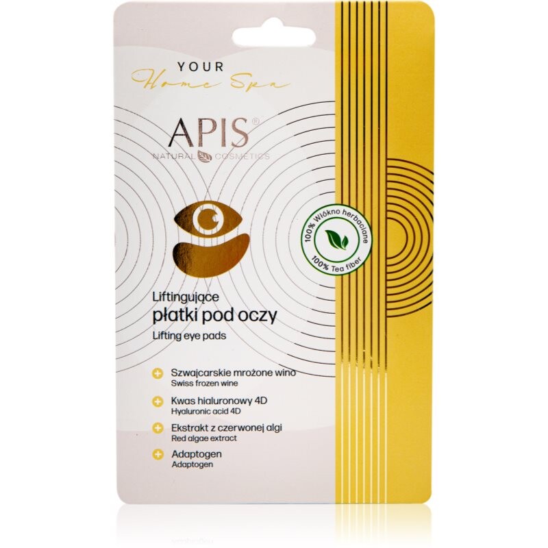 Apis Natural Cosmetics Home Spa eye mask with lifting effect 1 pair
