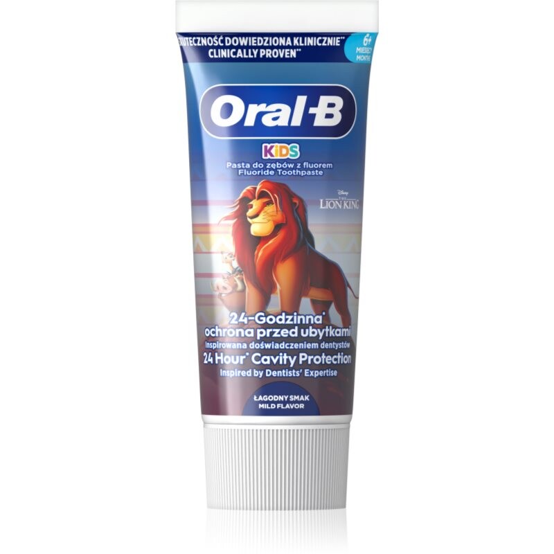 Oral-B Kids Lion King toothpaste for children with fruit flavour 6 m+ 60 ml