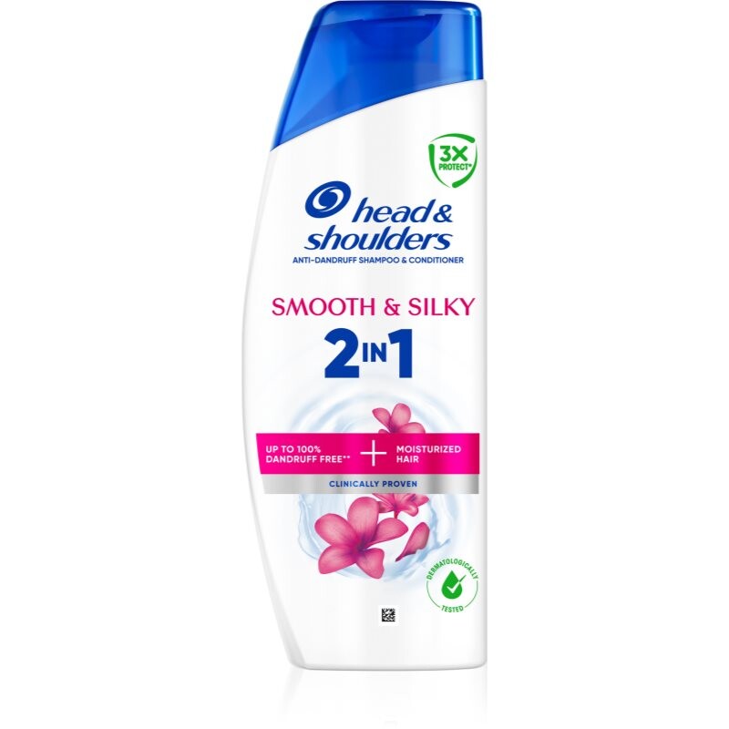 Head & Shoulders Smooth & Silky 2in1 shampoo and conditioner for dandruff 400 ml