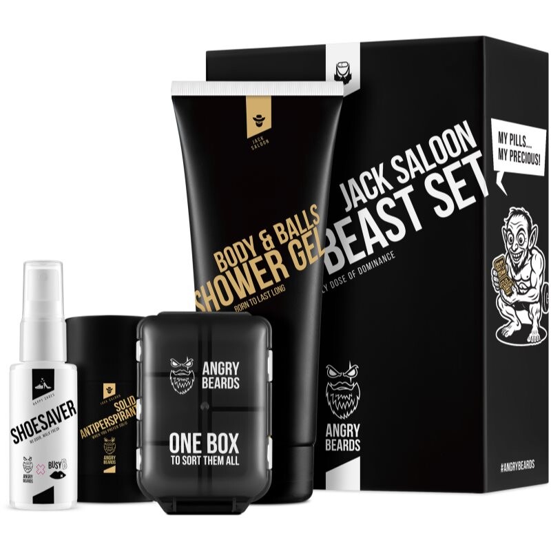 Angry Beards Jack Saloon Active Beast Set set for athletes