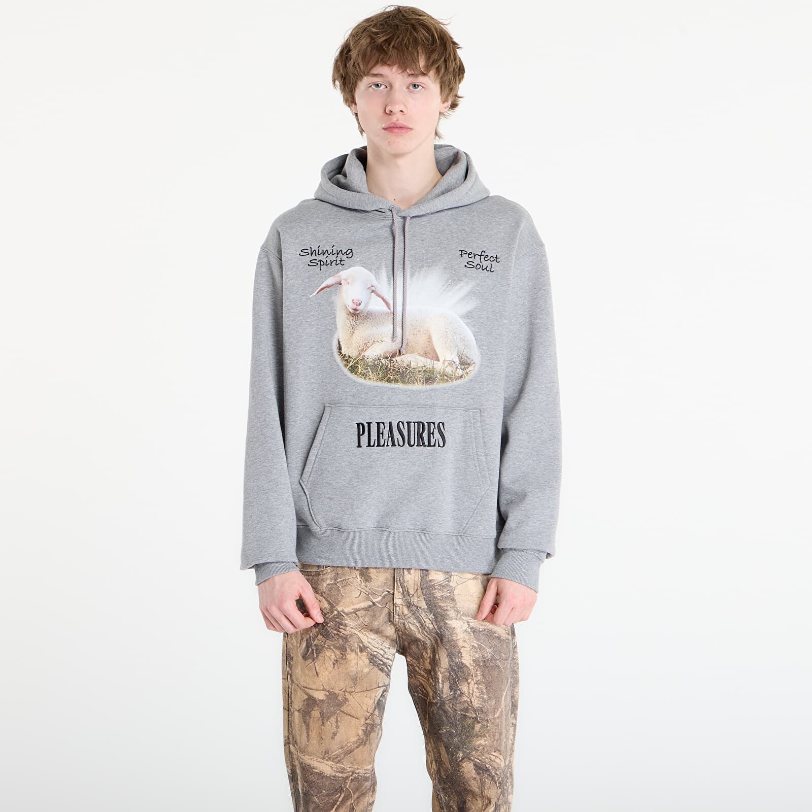 Sweatshirt PLEASURES Shine Hoodie Heather S