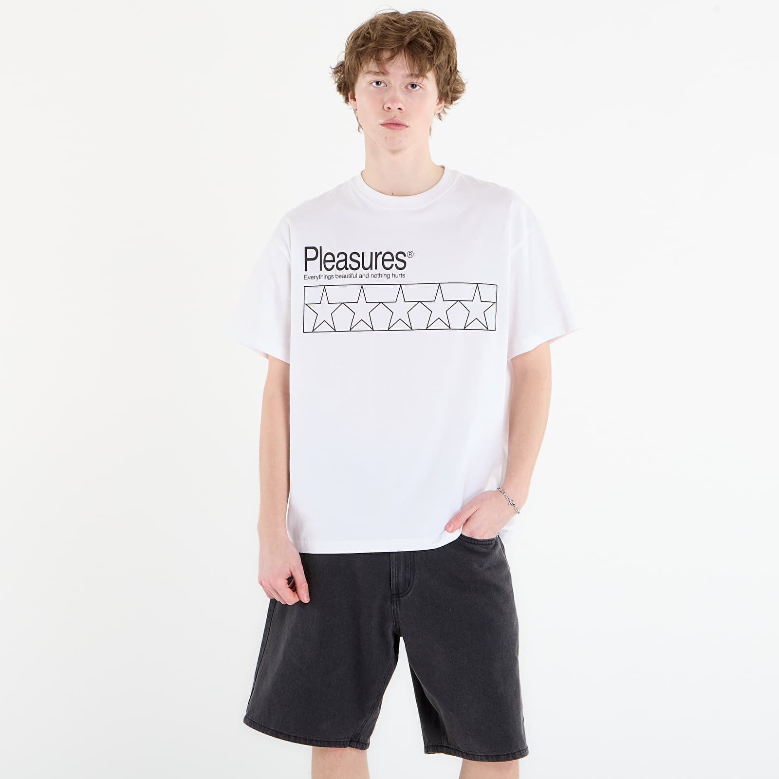 T-shirt PLEASURES Supplements T-Shirt White L