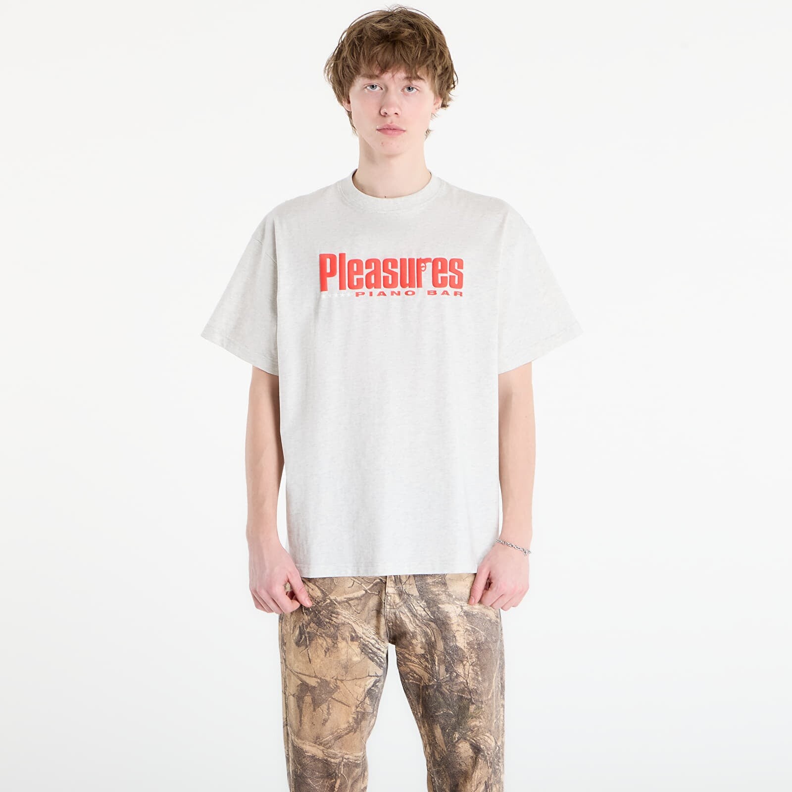 T-shirt PLEASURES Piano Bar T-Shirt Heather XXL