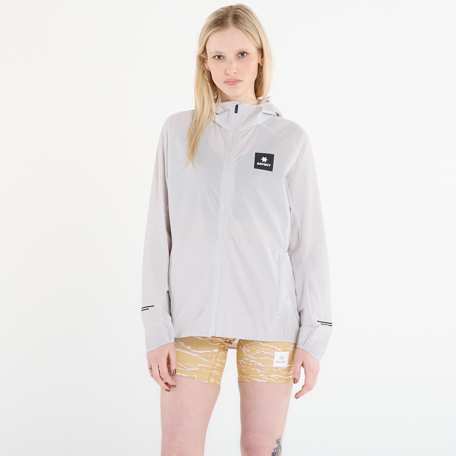 Jacket SAYSKY W Clean Pace Flex Hooded Jacket Grey M