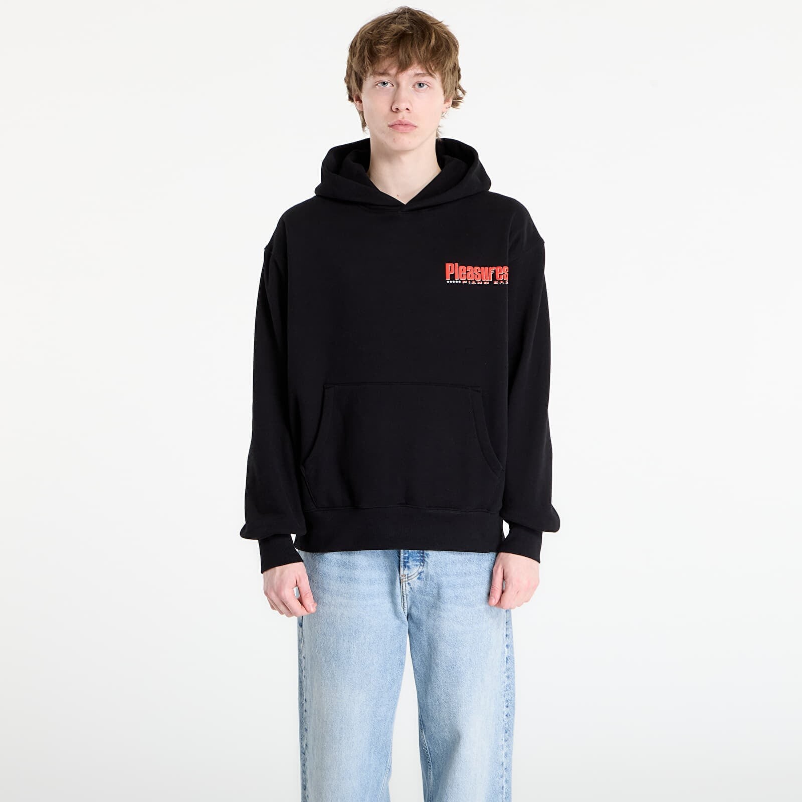 Sweatshirt PLEASURES Piano Bar Hoodie Black M