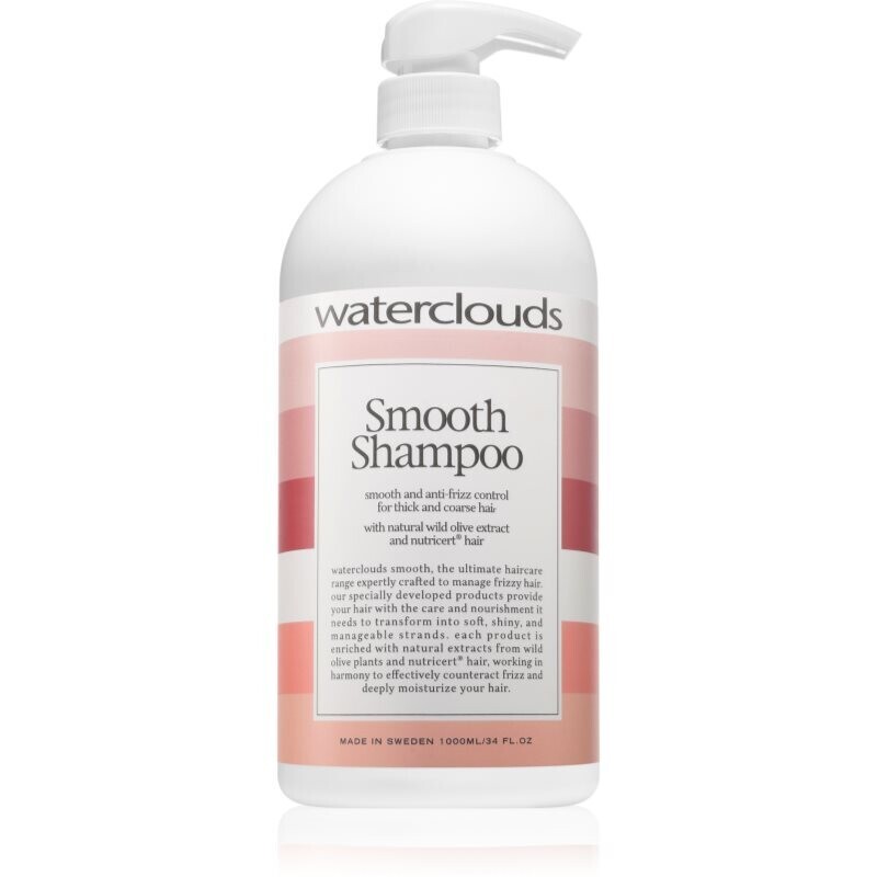 Waterclouds Smooth Shampoo smoothing shampoo for unruly and frizzy hair 1000 ml