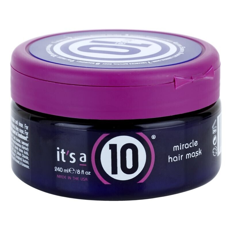 it's a 10 Miracle Hair Mask deeply regenerating mask for hair 240 ml