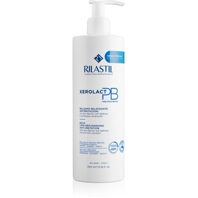 Rilastil Xerolact PB hydrating and soothing cream refilling lipids 400 ml