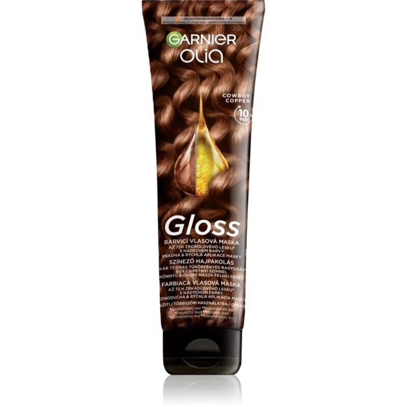 Garnier Olia Gloss bonding colour mask for hair shade Cowboy Copper 150 ml