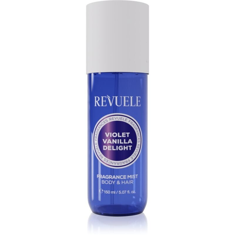 Revuele Violet Vanilla Delight Fragrance Mist scented mist for body and hair for women 150 ml
