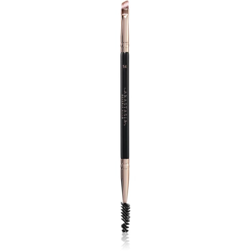 Anastasia Beverly Hills Brush 14 Duo Brow angled eyebrow brush 1 pc