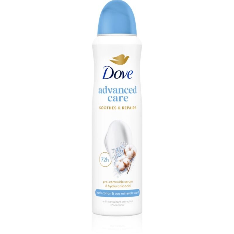 Dove Advanced Care Fresh Cotton and Sea Minerals deodorant spray 150 ml