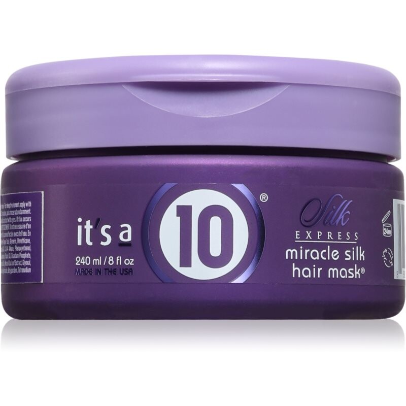 it's a 10 Miracle Silk Hair mask deep nourishing mask 240 ml
