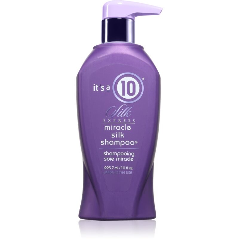 it's a 10 Miracle Silk Shampoo shampoo for shiny and soft hair 295.7 ml
