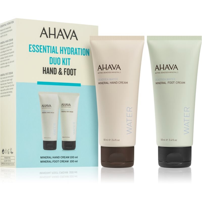 AHAVA Dead Sea Water Essential Hydration Duo Kit Hand & Foot set for hands and feet