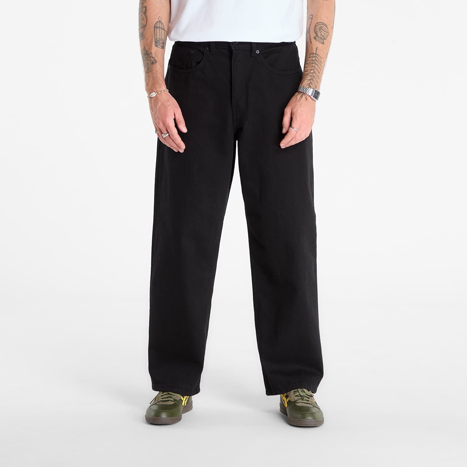 Pants Vans Check-5 Baggy Denim Pant Black W33/L32