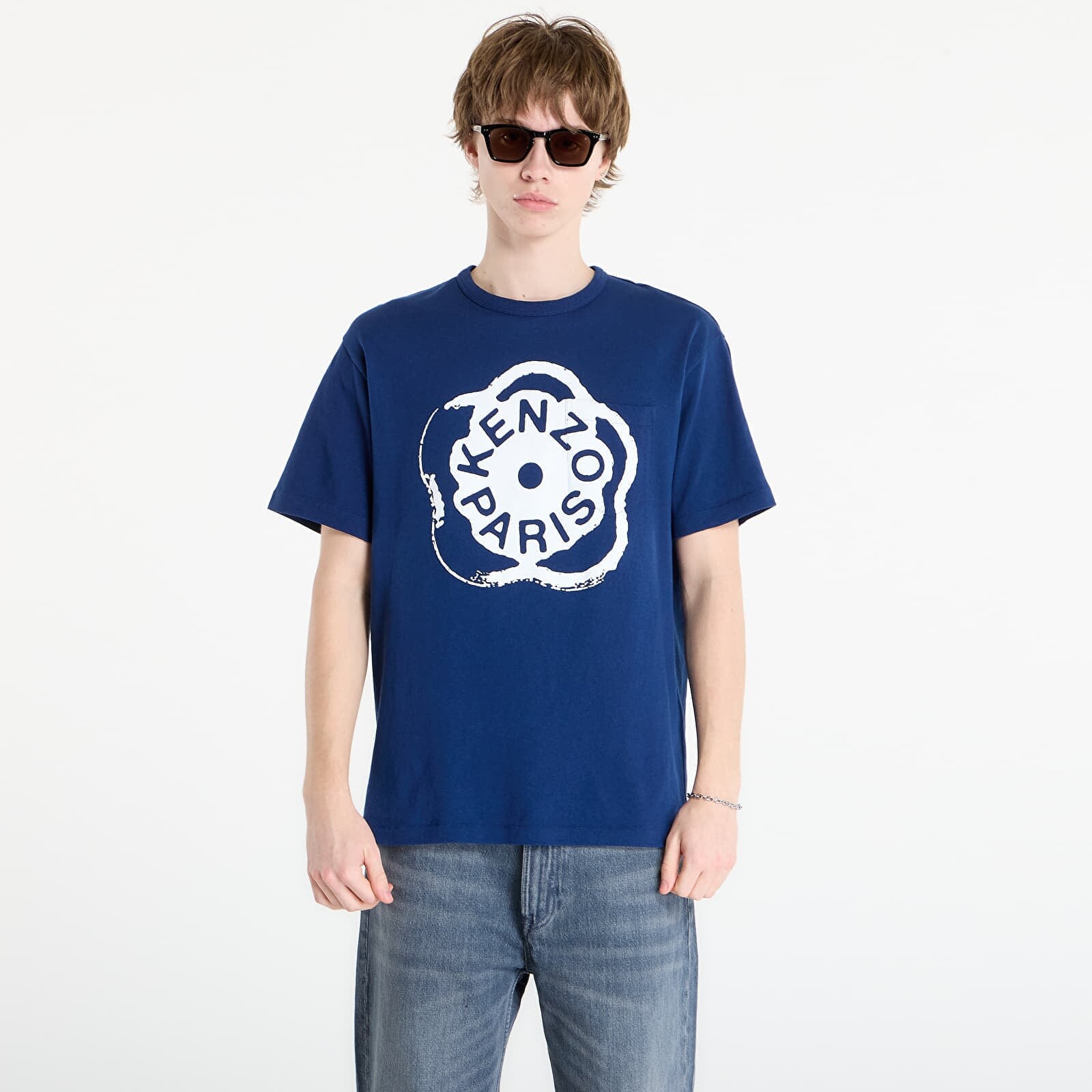 T-shirt KENZO Boke Flower 2.0 Classic T-Shirt Deep Sea Blue XL