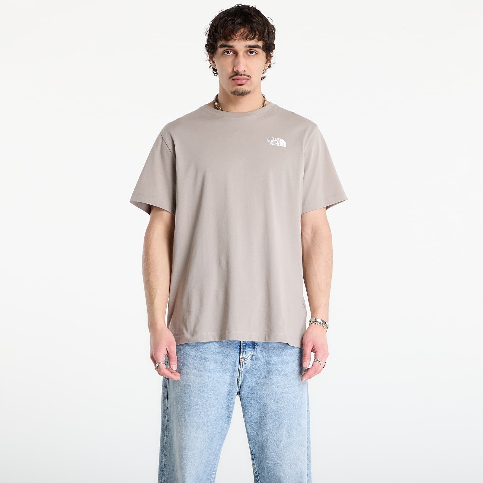 T-shirt The North Face Evolution Box Nse Short Sleeve Tee Stone Slab M