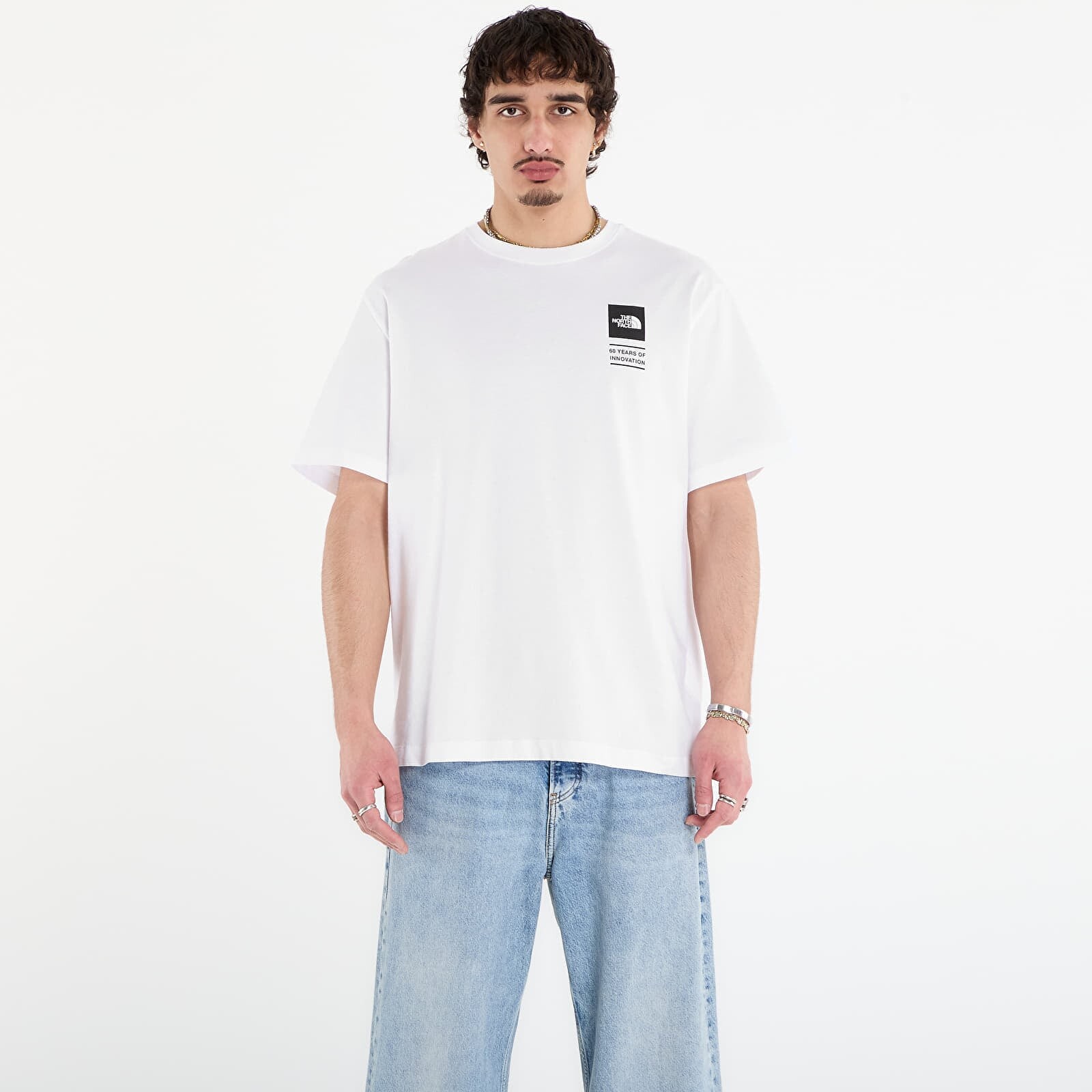 T-shirt The North Face Icon Celebration Regular Short Sleeve Tee-Graphic TNF White L