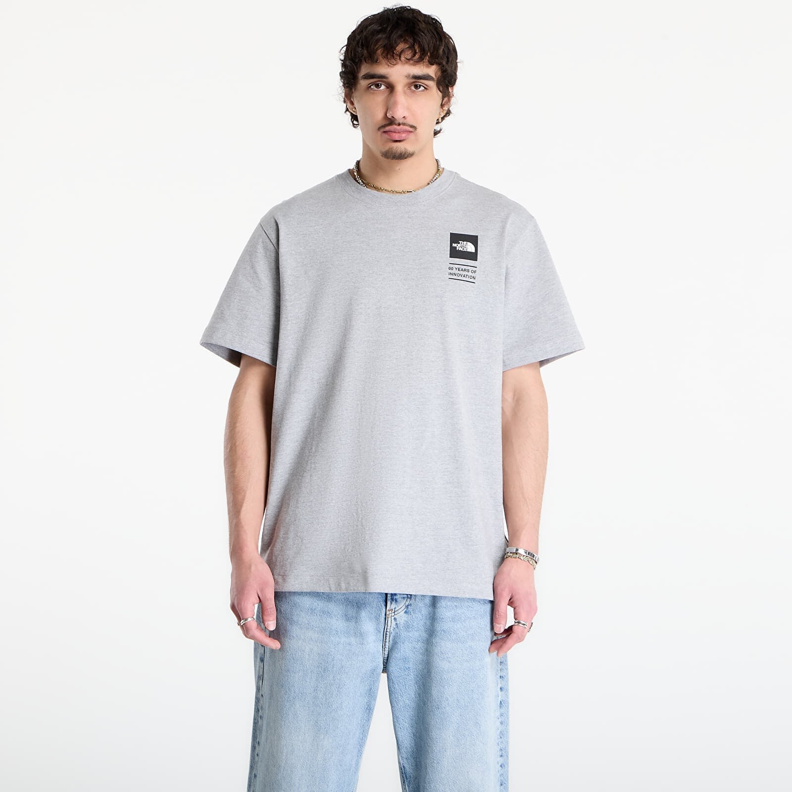 T-shirt The North Face TNF Celebration Relaxed Short Sleeve Tee-Graphic TNF Pale Grey Heather XL