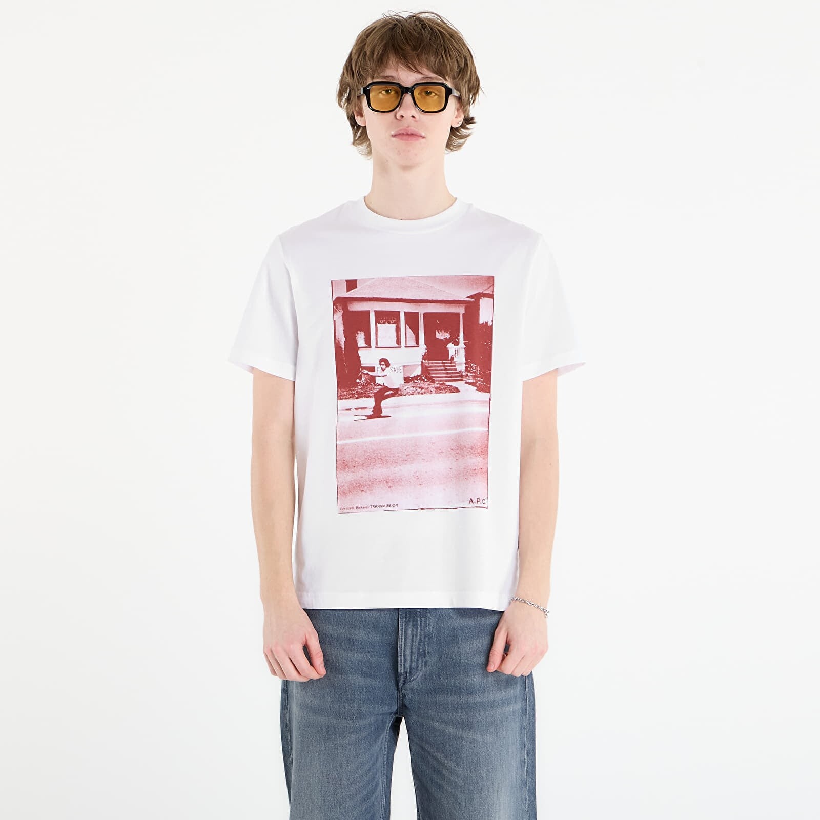 T-shirt A.P.C. California Mc T-Shirt Brown L
