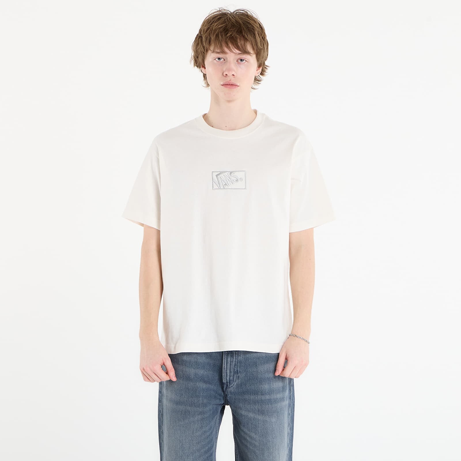 T-shirt Vans Blocked Box Loose SS Tee Egret M