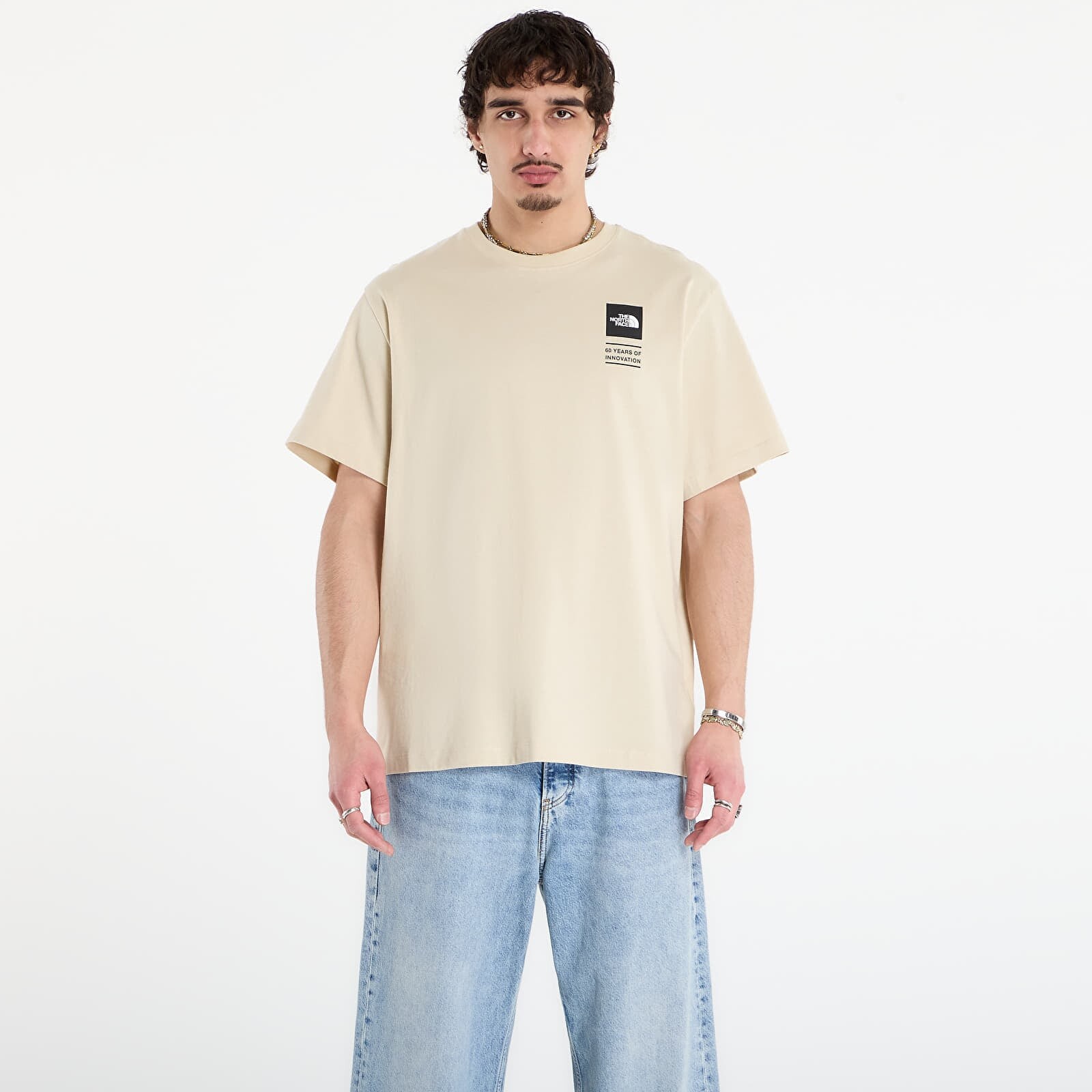 T-shirt The North Face Icon Celebration Regular Short Sleeve Tee-Graphic Desert Stone XXL