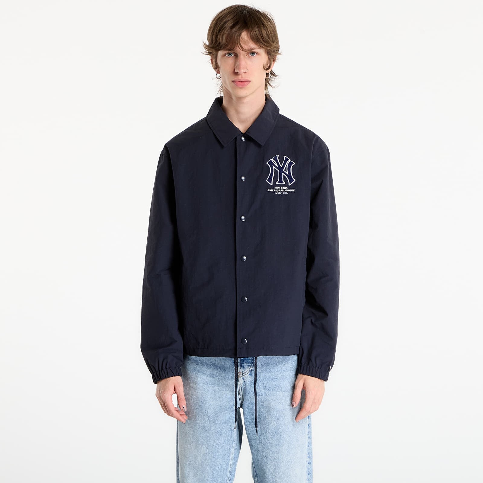 Jacket New Era MLB Coaches Jacket New York Yankees UNISEX Navy S