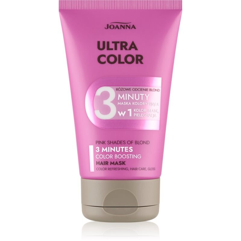 Joanna Ultra Color Pink Shades 3 Minutes toning conditioner shade Pink 100 ml