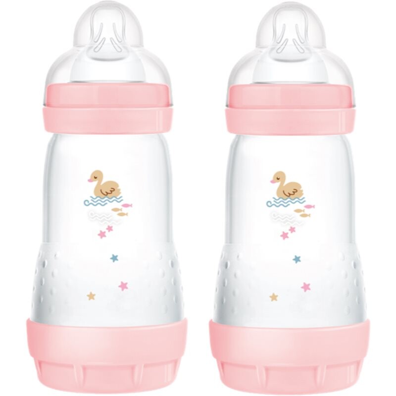 MAM Perfect Star Anti-colic Bottle anti-colic bottle 2m+ Pink 2x260 ml