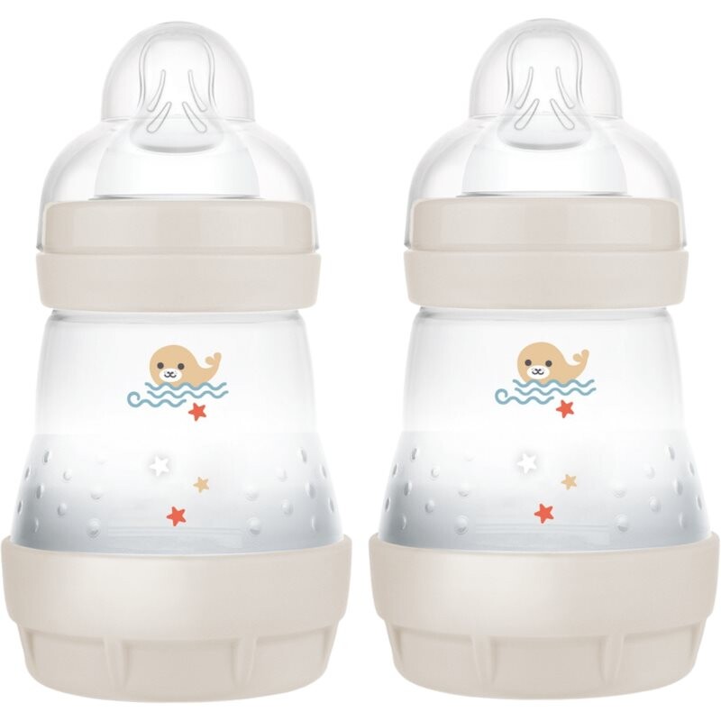 MAM Perfect Star Anti-colic Bottle anti-colic bottle 0m+ Beige 2x160 ml