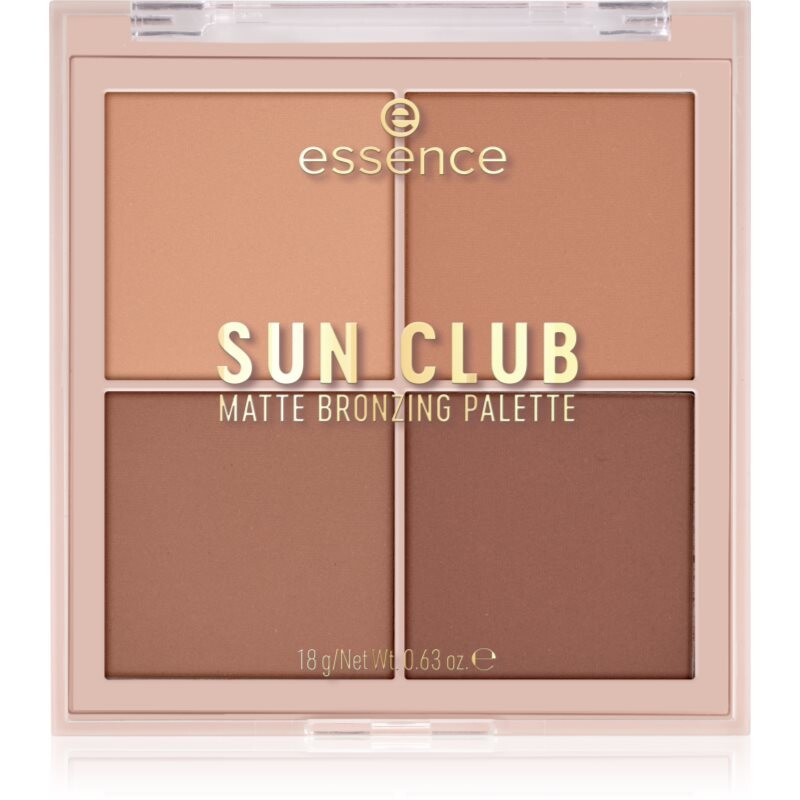 essence Sun Club bronzing palette with matt effect Better Than Vacation Tan 18 g